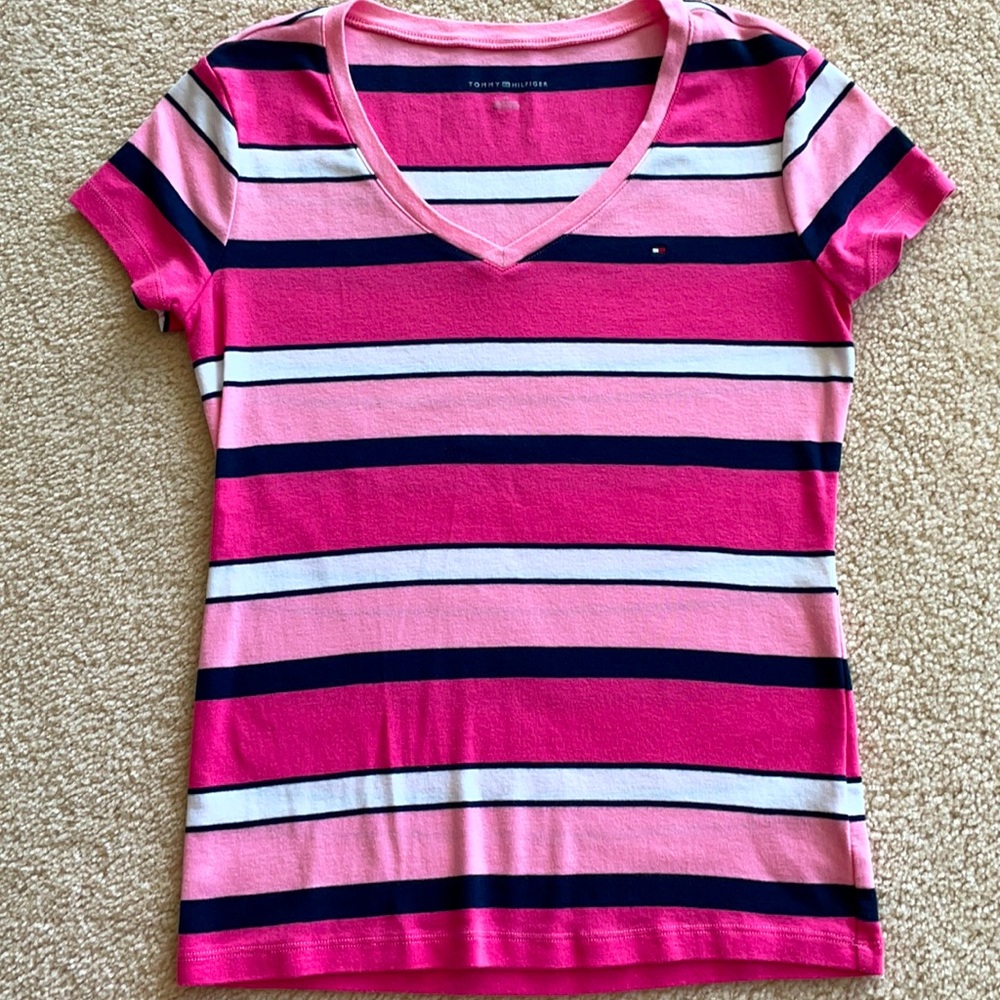 Tommy’s Hilfiger short sleeve v-neck t shirt